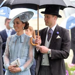 Kate Middleton and Prince William Cozy Up Under Umbrella During Royal Ascot Races