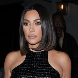 Kim Kardashian Rocks Skintight Leather Look for Night Out With Kanye West