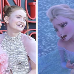Millie Bobby Brown and Sadie Sink Recreate 'Frozen' Scene on 'Stranger Things' Set