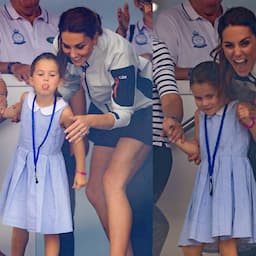 Princess Charlotte Hilariously Sticks Her Tongue Out at the Crowd, Shocks Kate Middleton: Pics!