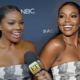 Gabrielle Union Rocks a Dress With Husband Dwyane Wade’s Face All Over It -- See the Look!
