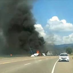 Raw Footage of Dale Earnhardt Jr.'s Fiery Plane Crash -- Watch