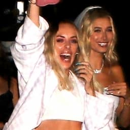 Hailey Bieber Celebrates Bachelorette Party With Kendall Jenner in a Veil and White Dress