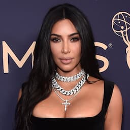Kim Kardashian West Is Elegant in Black Velvet Dress at Emmy Awards 2019