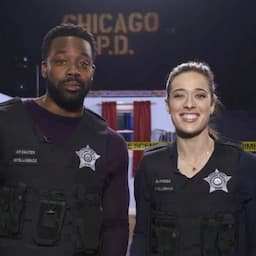 'Chicago P.D.' Stars LaRoyce Hawkins and Marina Squerciati Solve a 'Crime' for ET (Exclusive)