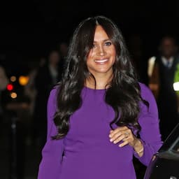 Meghan Markle Steps Out Following Documentary Drama in Stunning Purple Dress