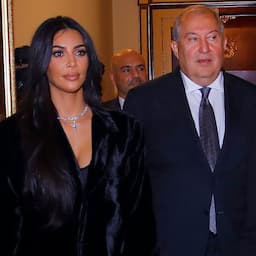 Kim and Kourtney Kardashian Have Dinner With Armenian President Armen Sarkissian
