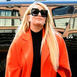 Jessica Simpson Has a Total Mom Moment While Getting Out of the Car