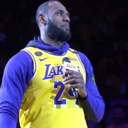 LeBron James Breaks Down in Speech Honoring Kobe Bryant at Lakers Game