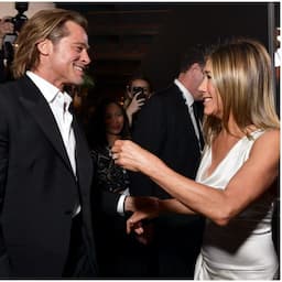 All the Celebs Who Freaked Out Over Brad Pitt and Jennifer Aniston's Reunion