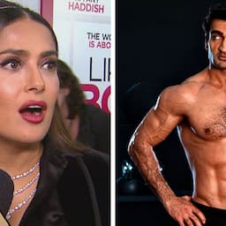 Salma Hayek Has the Best Reaction to 'Eternals' Co-Star Kumail Nanjiani's Body Transformation (Exclusive)