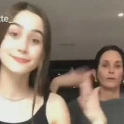 Courteney Cox and Daughter Coco's TikTok Dance Routine Is a Major 'Friends' Throwback