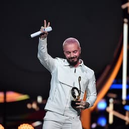 J Balvin Gives Touching Speech While Accepting Global Icon Award at Premio Lo Nuestro 2020