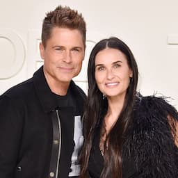 Demi Moore and Rob Lowe Share a Kiss at Fashion Show