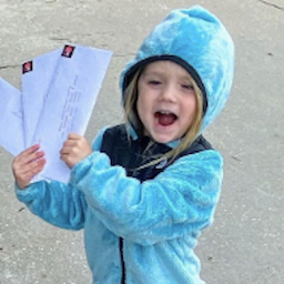 This Sweet 4-Year-Old Delivering Letters to Nursing Homes Will Brighten Your Day