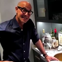 Stanley Tucci Helps James Corden Make His First Martini With His Signature Seductive Style