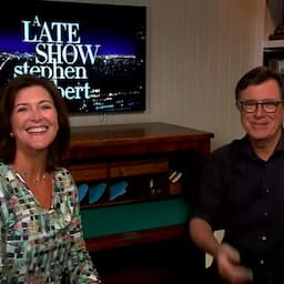 Stephen Colbert Gets Nervous Interviewing Wife Evie About Their Mother's Day Plans