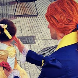 This Father-Daughter Duo Dresses in Costume Every Day to Take Out the Trash