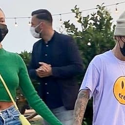 Justin and Hailey Bieber Wear Matching Face Mask While on Date Night