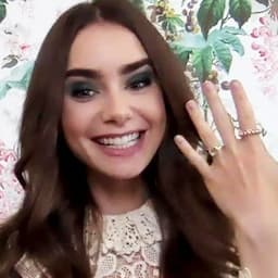 Lily Collins Talks Wedding Planning With Charlie McDowell