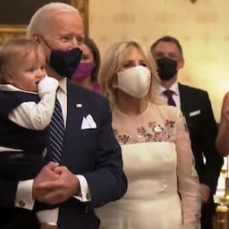See Joe Biden & Grandson Beau Cuddle Up During Inauguration Special