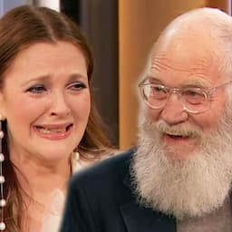 Drew Barrymore Gets Birthday Surprise From David Letterman