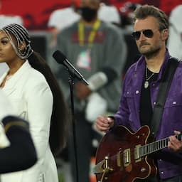 Eric Church and Jazmine Sullivan Sing National Anthem at Super Bowl LV