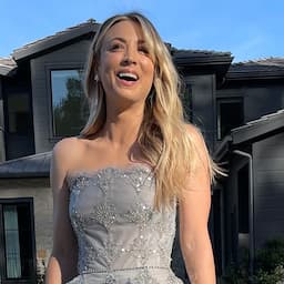 Kaley Cuoco Stuns in Sparkly Ball Gown at 2021 Golden Globes