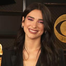 Dua Lipa Teases 'Skin' and 'Sparkle' for GRAMMYs Red Carpet Look