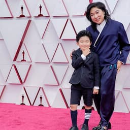 Alan Kim Steals the Spotlight In Shorts Suit and Socks at 2021 Oscars