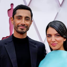 Riz Ahmed Fixes His Wife's Hair in Sweet Moment on Oscars Red Carpet