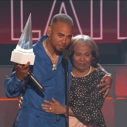 Ozuna's Grandma Emotionally Presents Him With Award at 2021 Latin AMAs