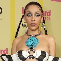 Doja Cat Stuns in Sexy Striped Matching Set at Billboard Music Awards