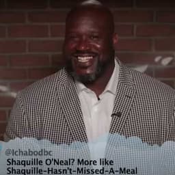 Watch Shaquille O'Neal and More NBA Stars Take on 'Mean Tweets'