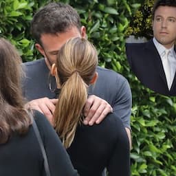 Jennifer Lopez and Ben Affleck Share Sweet Kiss as She Leaves His Home
