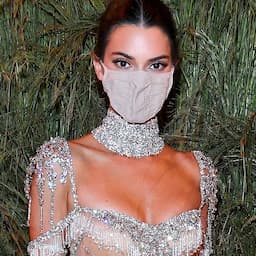 Kendall Jenner Wears Kim Kardashian's SKIMS Face Mask -- And They're Back in Stock