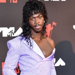 Lil Nas X Slays 2021 MTV VMAs Red Carpet in Shimmering Purple