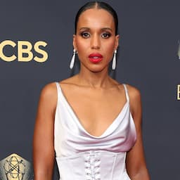Kerry Washington Wows in Silver Corset Gown at 2021 Emmy Awards