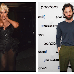 Cardi B Fangirls Over Penn Badgley After He Names Her in an Interview
