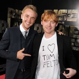 'Harry Potter's Tom Felton Reunites With Rupert Grint & More Weasleys