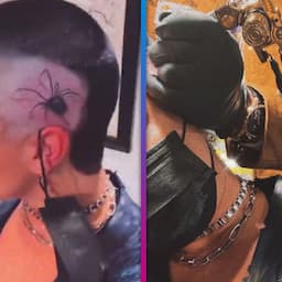 Demi Lovato Debuts Giant Head Tattoo After Completing Rehab