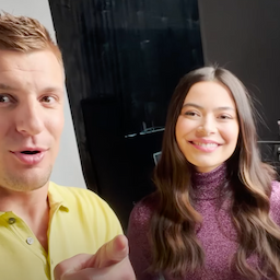 Miranda Cosgrove and Rob Gronkowski on Their Hosting Chemistry at the 2022 Kids' Choice Awards (Exclusive)