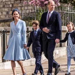 Prince George and Princess Charlotte Make Easter Service Debut