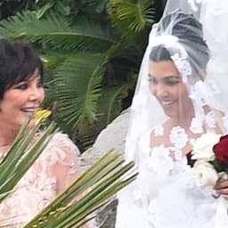 Kourtney Kardashian Is a Vision in Short White Wedding Dress: Pics