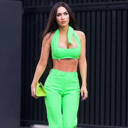 Megan Fox Stands Out in Eye-Catching Neon Green at MGK's Concert
