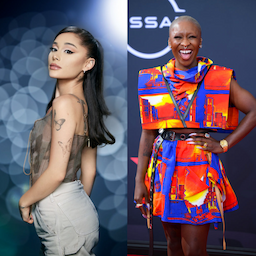 Ariana Grande and Cynthia Erivo Embrace in 'Wicked' BTS Footage
