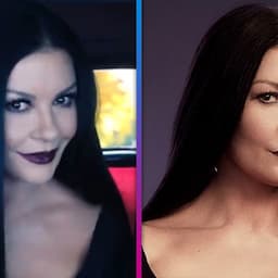Catherine Zeta-Jones Transforms Into Morticia Addams in 'Wednesday'