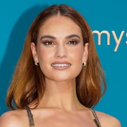 Lily James Reveals She Was Sewn Into Her Emmys Dress