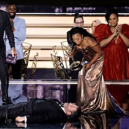 Quinta Brunson and Her Emmy Have Last Laugh With Jimmy Kimmel Photo Op