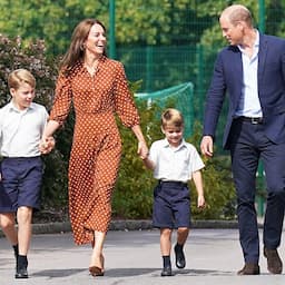 Prince George, Princess Charlotte and Prince Louis Visit New School